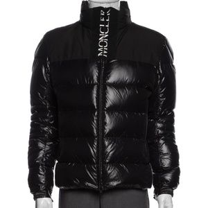 Moncler Mens small black puffer coat